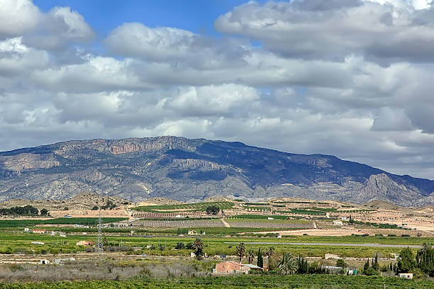 istock overview of the field with beautiful cloudy sky 462050899