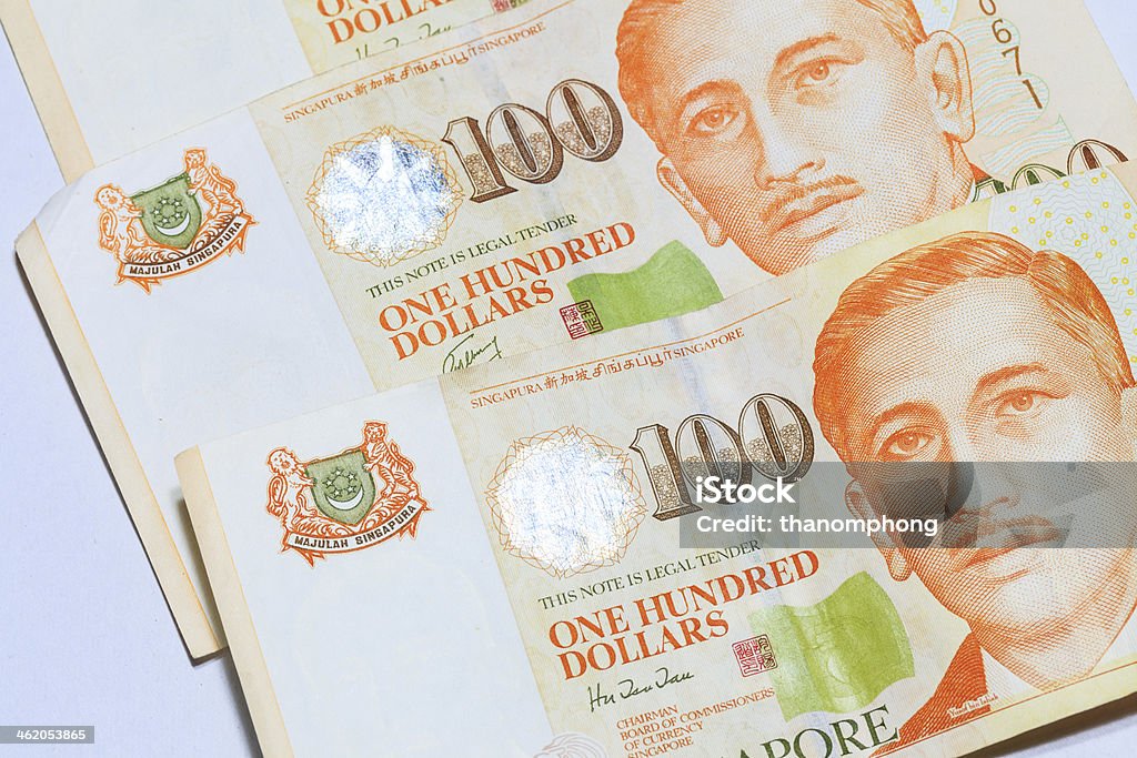 Nota de Dólar da Cingapura - Foto de stock de Cingapura royalty-free