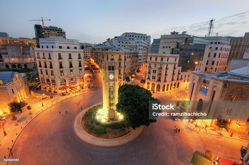 El centro de la ciudad de Beirut, Líbano - Foto de stock de Beirut libre de derechos