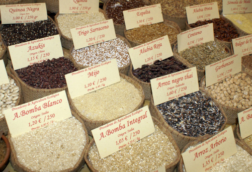 Spanish spices at a market in Mallorca