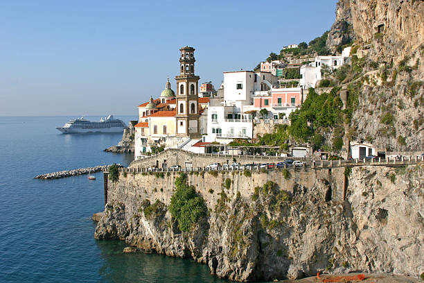 Nave da crociera di Amalfi - foto stock