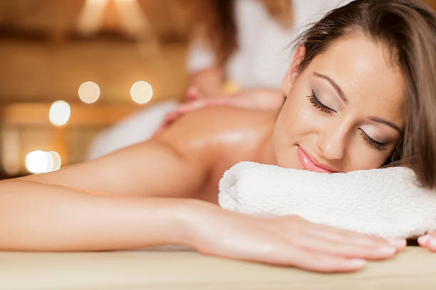 istock Woman receiving a relaxing massage 462074771