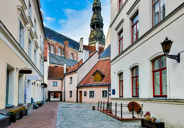 Photo of In old town of Riga, Latvia, Europe