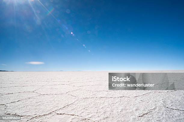 Bolivian Salt Flats During Dry Season Stock Photo - Download Image Now - Bolivia, Copy Space, Dry