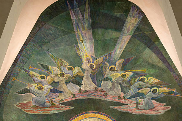 Angels at Rovaniemi Church.