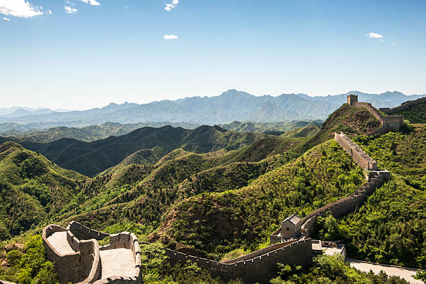 istock Great Wall of China in Summer with beautiful sky 462085299