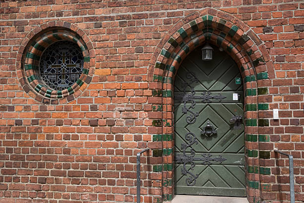 Roskilde cathedral office building was built in 1858. It is the immediate neighbour to the cathedral