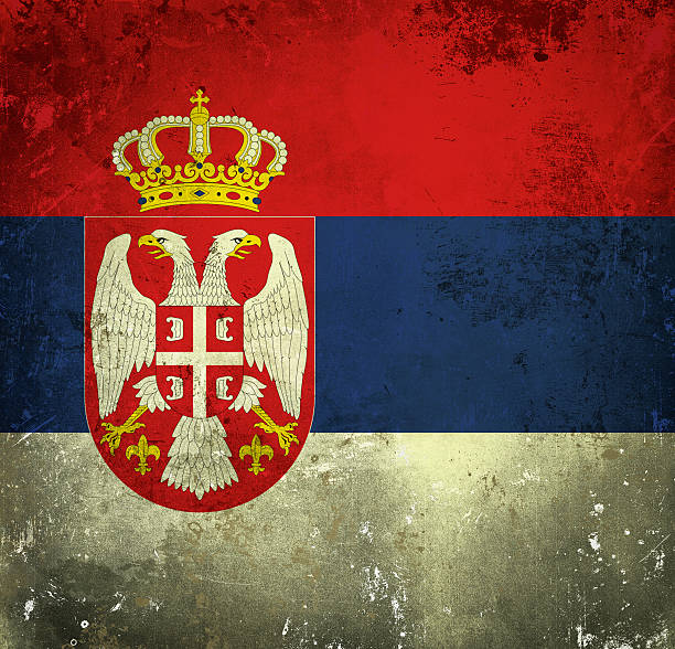istock Grunge flag of Serbia 462089915