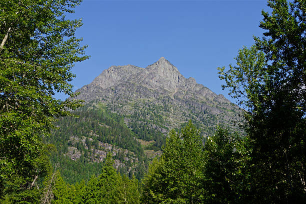 west glacier peak - flathead national forest photos et images de collection