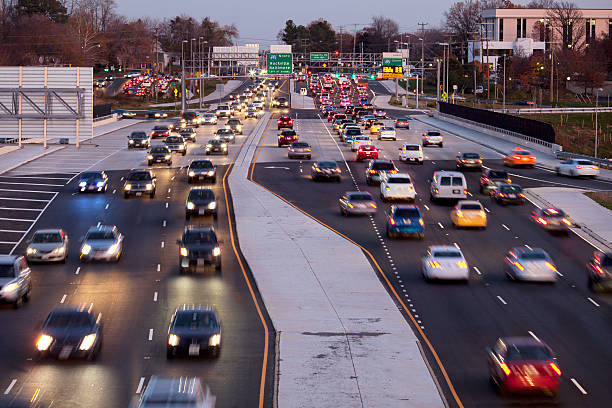 Traffico Fairfax County - foto stock