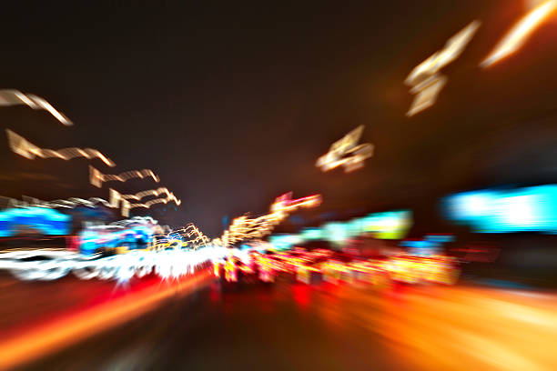 istock illuminated and spacious high-speed urban road 462091109