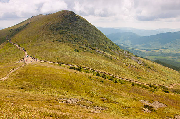istock Road to the Broad Peak and Tarnica. Bieszczady Mountains 462092089
