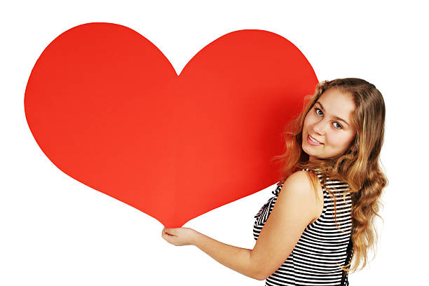 istock girl with a big heart 462092707