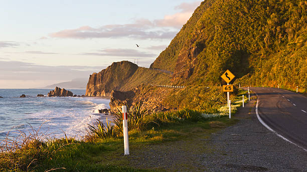 istock Coast road in the dusk 462097313