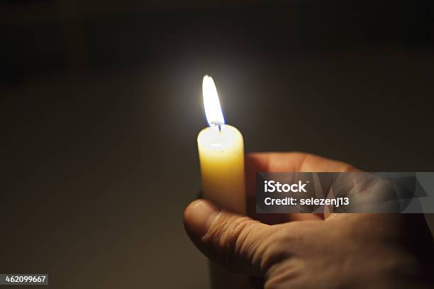 Candle Flame Stock Photo - Download Image Now - Burning, Candle, Candlelight