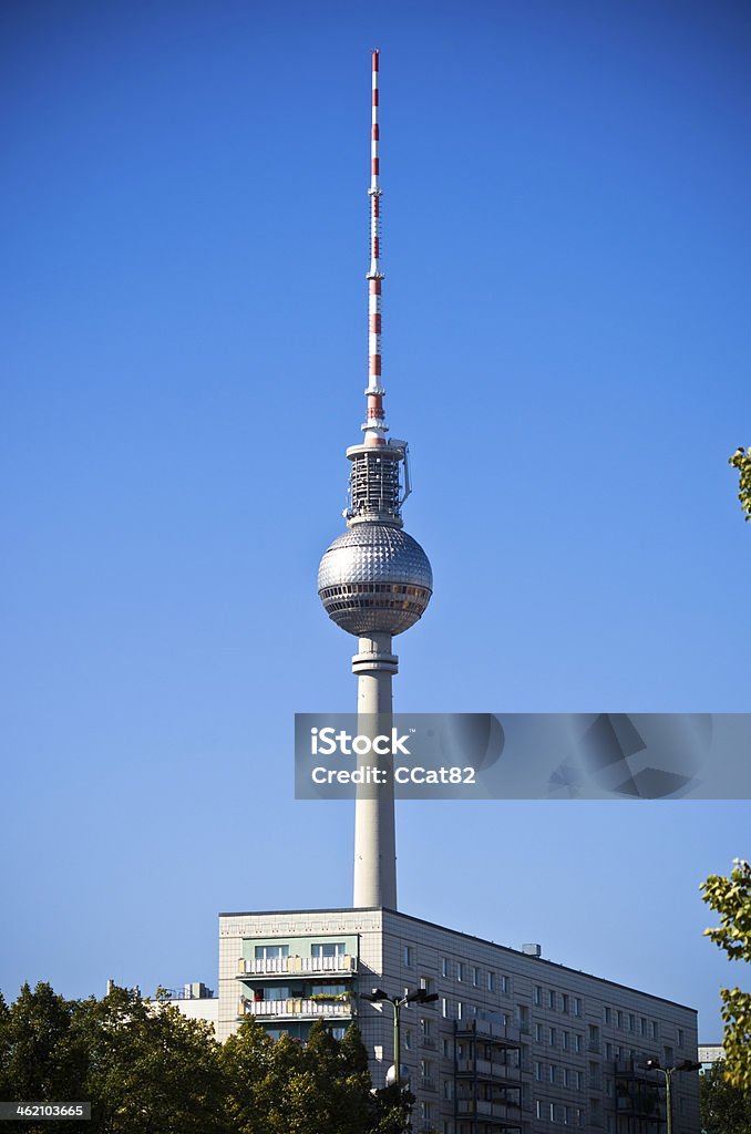 Fernsehturm tower w Berlinie, Niemcy - Zbiór zdjęć royalty-free (Alexanderplatz)