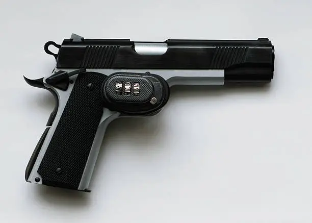 Photo of Gun with Trigger Lock