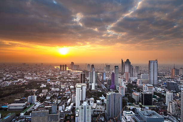 istock Urban City Skyline, Bangkok, Thailand. 462112663