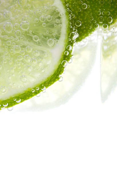 istock Detail of lime slice in water 462117841