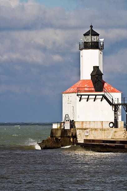istock Lighthouse in Michigan City 462134511