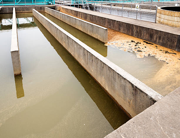 istock Modern urban wastewater treatment plant 462136181