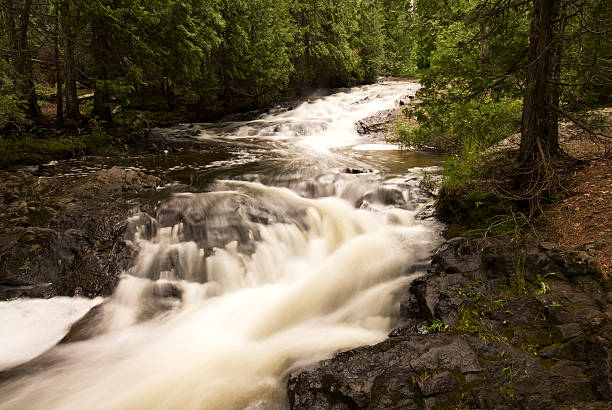 istock Cascades on the Silver River, Keweenaw Co., Michigan. 462137449