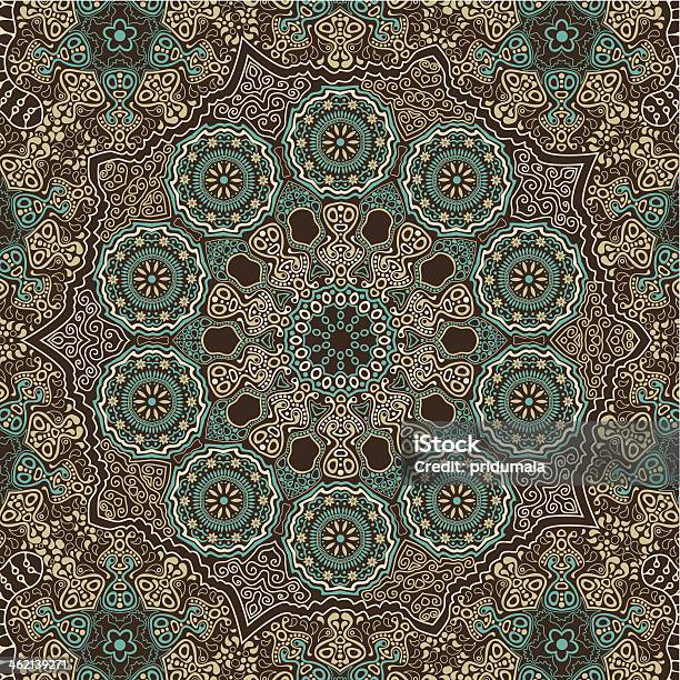 Ornamental Lace Pattern Circle Background Stock Illustration - Download Image Now - Abstract, Art And Craft, Backgrounds