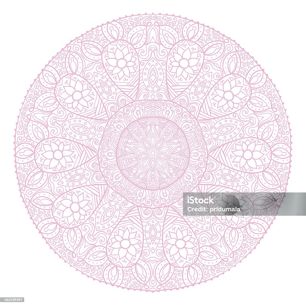 Lace Pattern Circular Ornamental Round Lace Pattern Stock Illustration - Download Image Now ...