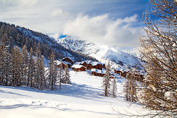 istock Mountain village in winter 462147923