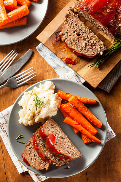 istock Homemade Ground Beef Meatloaf 462149383