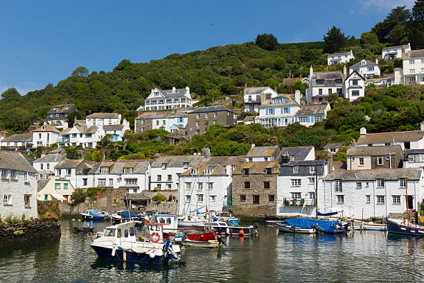istock Polperro fishing boats Cornwall England UK 462149727