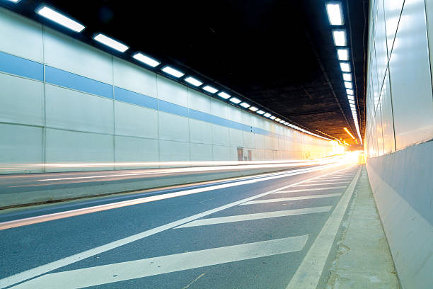 istock Abstract car in the tunnel trajectory 462152979