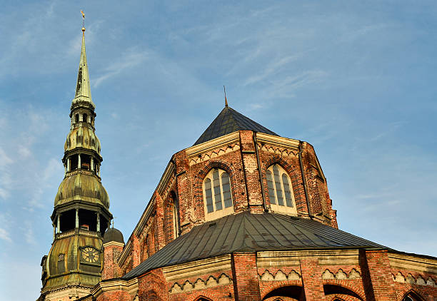 istock View on St.Peter's Cathedral, Riga, Latvia. 462160257
