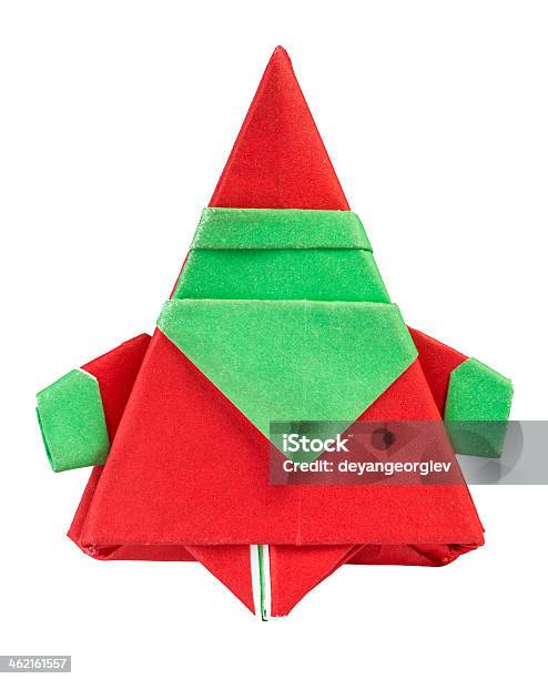 Pai Natal Feita De Papel - Fotografias de stock e mais imagens de Arte e Artesanato - Arte visual - Arte e Artesanato - Arte visual, Banda desenhada - Produto Artístico, Branco