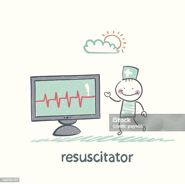 Vetores de Reatamento É Um Monitor Mostra A Piscar De Olhos e mais imagens de Adulto - Adulto, Anatomia, Artrite