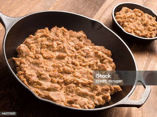 Refried Beans Stock Photo - Download Image Now - Bean, Refried, Close-up