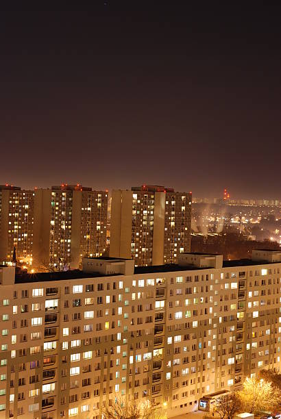 istock Poznan seen at night 462180819