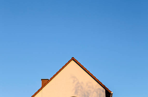 istock house facade with gable and roof pattern 462186339