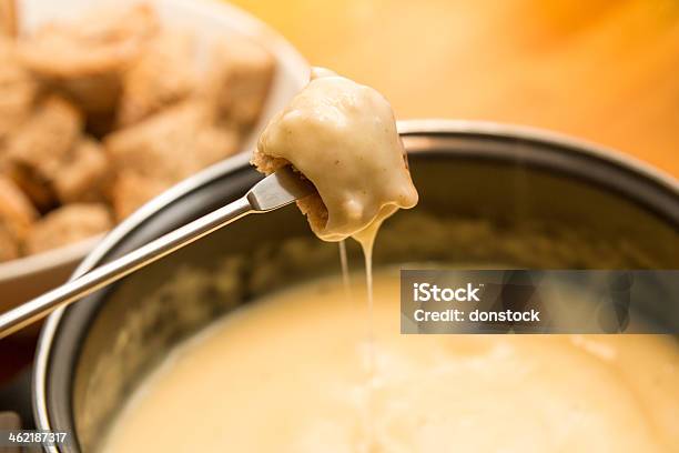 Cheese Fondue Stock Photo - Download Image Now - Fondue, Raclette, Molten