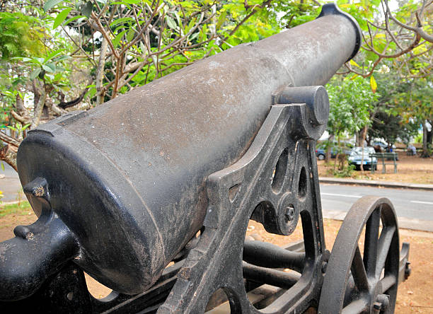 istock old French naval gun, Mayotte 462187721