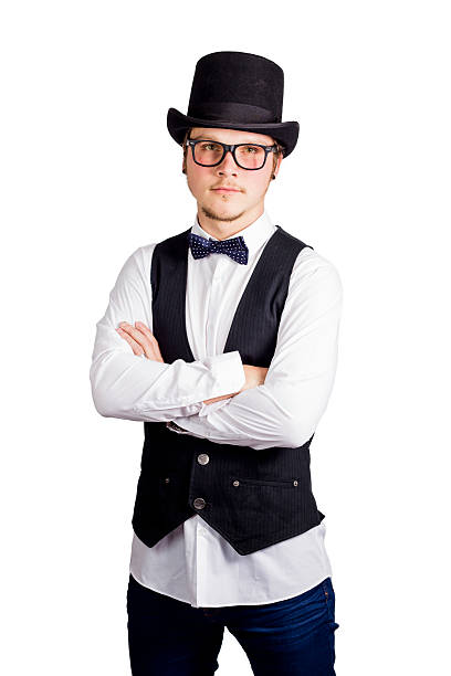 istock Portrait of young man with hat 462193093
