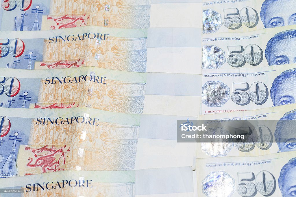 Singapur-Dollar Schein - Lizenzfrei Asien Stock-Foto