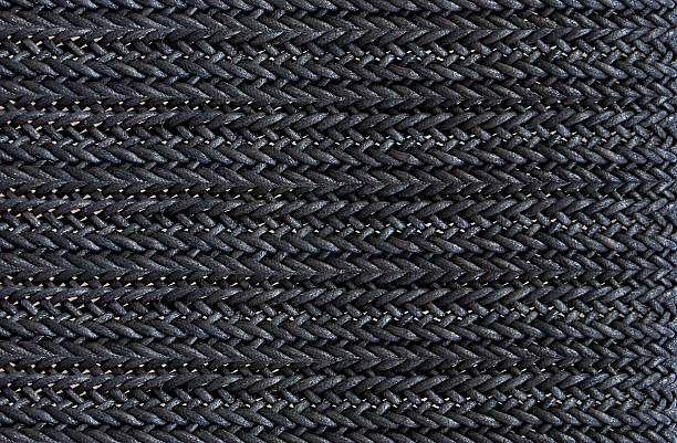 istock Detailed of black rope background. 462197703