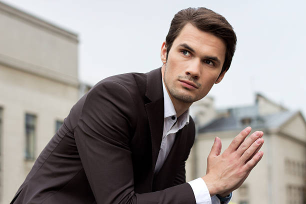istock Businessman in front of a building- Stock Image 462202913