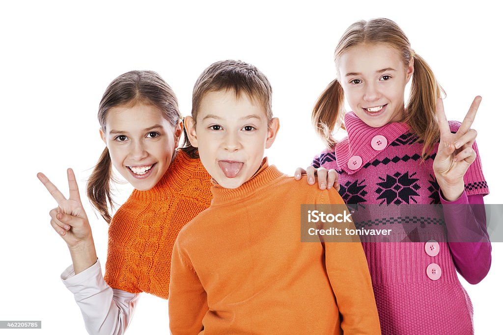 Rir crianças pequenas - Royalty-free Adolescente Foto de stock