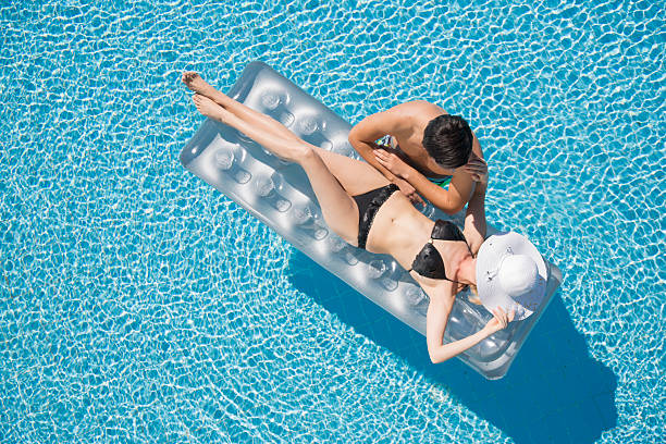 スイミングプール - swimming trunks swimwear summer bikini ストックフォトと画像