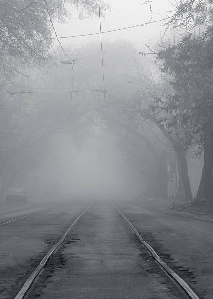 istock railway going to fog 462227997