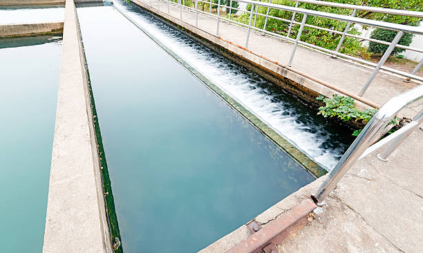 istock Modern urban wastewater treatment plant 462237553