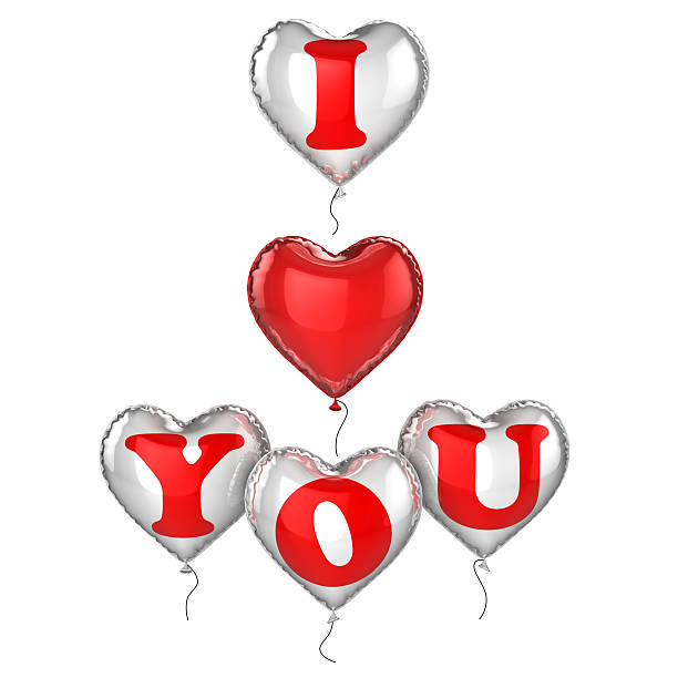 istock i love you balloons 3d illustration 462238095