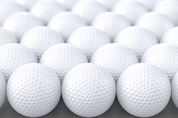 bolas de golfe - golf ball circle ball curve - fotografias e filmes do acervo